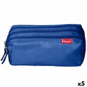 Bolsa Escolar ENRI Azul 21 x 7 x 11 cm (5 Unidades) A Preço de Revenda - nacloset