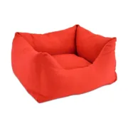 Cama para cães Nayeco Vermelho 59 x 59 x 50 cm Multicolor Acrílico 59 x 50 x 20 cm Animais de Estimação - nacloset