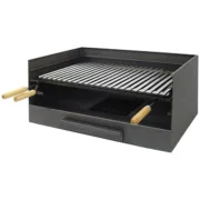 Churrasco Imex el Zorro Sobremesa Grelhador Carvão Preto Aço inoxidável 61 x 40 x 32 cm Casa | Jardim - nacloset