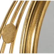 Espelho de parede Alexandra House Living Dourado Metal 66 x 3 x 78 cm Redondo Casa | Jardim - nacloset 2