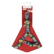 Arnês para Cães Marvel XXS/XS Preto Animais de Estimação - nacloset