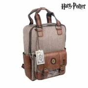 Mochila Escolar Harry Potter Castanho Jogos | Disfarces - nacloset