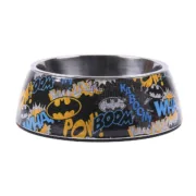Comedouro para Cão Batman Melamina 180 ml Preto Metal Animais de Estimação - nacloset