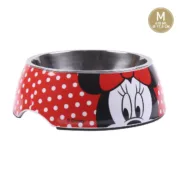 Comedouro para Cão Minnie Mouse Melamina 410 ml Multicolor Poliéster Metal Animais de Estimação - nacloset 2