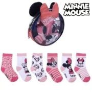 Meias Minnie Mouse Bebés e Crianças - nacloset