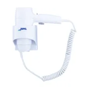 Secador de Cabelo Jofel Branco 1200 W Suporte de Parede Cabelo - nacloset