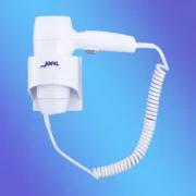 Secador de Cabelo Jofel Branco 1200 W Suporte de Parede Cabelo - nacloset 2