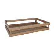 Caixa de Armazenagem Inde Bambu 53 x 32,5 x 10 cm (3 Unidades) A Preço de Revenda - nacloset 2