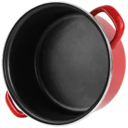 Caçarola FAGOR Optimax Vermelho Aço Esmaltado (Ø 24 x 13 cm) Cozinha | Gourmet - nacloset 2