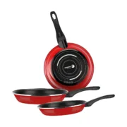 Conjunto de Frigideiras FAGOR Vermelho Cozinha | Gourmet - nacloset