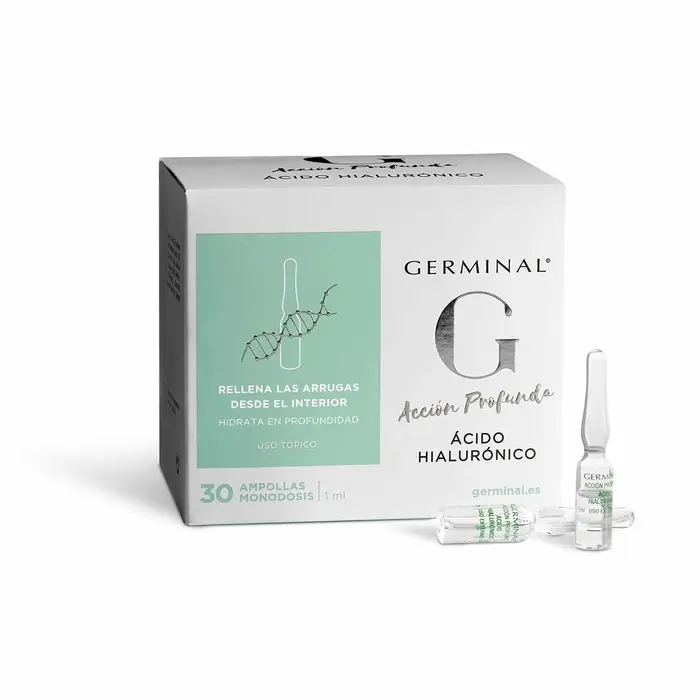 Ácido Hialurónico Germinal Acción Profunda 30 x 1 ml Ampolas 1 ml Cosméticos com Ácido Hialurónico - nacloset