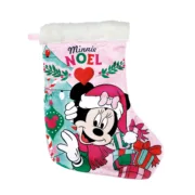 Meia de Natal Minnie Mouse Lucky Casa | Jardim - nacloset