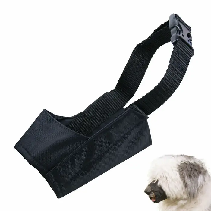 Açaime Gloria Preto Nylon Tamanho 4 (21.5 cm) Animais de Estimação - nacloset 2