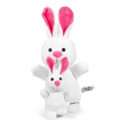 Brinquedo de peluche para cães Gloria Ore Poliéster Coelho Borracha Eva Animais de Estimação - nacloset