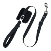 Trela para Cães Gloria 70-102 cm Preto Animais de Estimação - nacloset