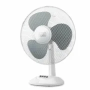 Ventilador de Mesa Black & Decker ES9440030B Branco Preto 40 W Ar condicionado e ventiladores - nacloset