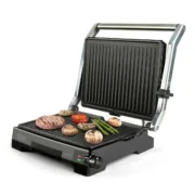 Sanduicheira Black & Decker BXGF2200E Preto Alumínio 2200 W Cozinha | Gourmet - nacloset 2