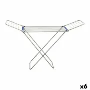 Estendal de Roupa Dobrável Confortime Alumínio Prateado Azul 175 x 55 x 110 cm (6 Unidades) Casa | Jardim - nacloset