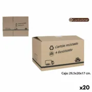Caixa Multiusos Confortime Cartão (20 Unidades) (29,5 x 20 x 17 cm) A Preço de Revenda - nacloset