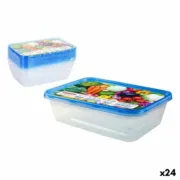 Conjunto de 10 Lancheiras Privilege 49786 500 ml Retangular 17,5 x 12 x 4 cm (24 Unidades) A Preço de Revenda - nacloset