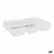 Organizador Multiusos Confortime Transparente 37,5 x 23,5 x 5, cm (12 Unidades) Acessórios e organizadores - nacloset
