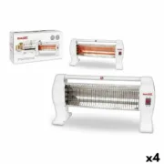Aquecedor Basic Home Elétrico 600-1200 W 600 W (4 Unidades) A Preço de Revenda - nacloset