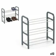 Sapateira Confortime Metal 3 níveis 40 x 19 x 44 cm (40 x 19 x 44 cm) Casa | Jardim - nacloset