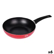 Frigideira Wok Quttin Infinity Vermelho 28,3 x 47 x 10 cm Cozinha | Gourmet - nacloset