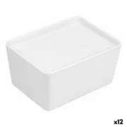 Caixa de Organização Empilhável Confortime Com tampa 17,5 x 13 x 8,5 cm (12 Unidades) A Preço de Revenda - nacloset