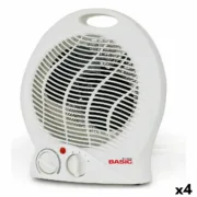Aquecedor Basic Home Branco 2000 W (4 Unidades) A Preço de Revenda - nacloset