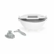 Picador de Vegetais Manual Quttin 9/1 Branco 22 x 15 x 11 cm Cozinha | Gourmet - nacloset 2