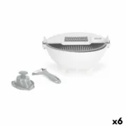 Picador de Vegetais Manual Quttin 9/1 Branco 22 x 15 x 11 cm Cozinha | Gourmet - nacloset
