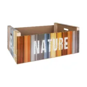 Caixa de Armazenagem Confortime Nature Madeira Multicolor 58 x 39 x 21 cm (3 Unidades) A Preço de Revenda - nacloset 2