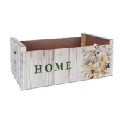 Caixa de Armazenagem Confortime Sweet Home Multicolor Madeira Bloemen 58 x 39 x 21 cm (3 Unidades) A Preço de Revenda - nacloset 2