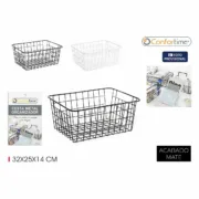 Cesta Multiusos Confortime 32 x 25 x 14 cm (12 Unidades) A Preço de Revenda - nacloset 2