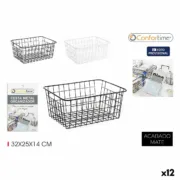 Cesta Multiusos Confortime 32 x 25 x 14 cm (12 Unidades) A Preço de Revenda - nacloset