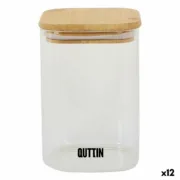 Frasco Quttin Bambu Quadrado 1,2 L (12 Unidades) A Preço de Revenda - nacloset