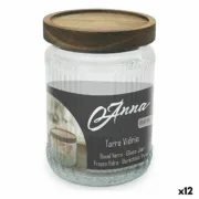 Frasco Anna Vidro 650 ml 10 x 14 cm (12 Unidades) A Preço de Revenda - nacloset