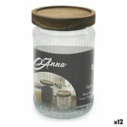 Frasco Anna Vidro 950 ml 10 x 16 cm (12 Unidades) A Preço de Revenda - nacloset