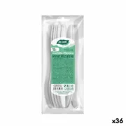 Conjunto de Facas Algon Reutilizável Branco 36 Unidades 19,6 cm Conjuntos de Facas - nacloset