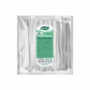 Conjunto de Facas Algon Reutilizável Branco 10 Unidades 19,6 cm Conjuntos de Facas - nacloset 2