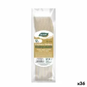 Conjunto de Colheres Algon Madeira 36 Unidades 16 x 3 x 0,5 cm Cozinha | Gourmet - nacloset