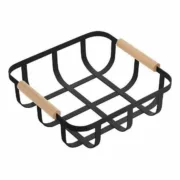 Cesta Multiusos Confortime Preto 23 x 23 x 8 cm (6 Unidades) A Preço de Revenda - nacloset 2