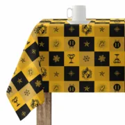 Toalha resinada antinódoas Harry Potter Hufflepuff 100 x 140 cm Casa | Jardim - nacloset
