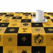 Toalha resinada antinódoas Harry Potter Hufflepuff 100 x 140 cm Casa | Jardim - nacloset 2