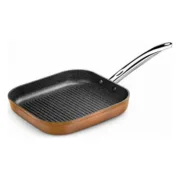 Frigideira Assadora com Riscas Monix M740030 Grill 28 cm Alumínio Forjado (4 Peças) (4 Unidades) Cozinha | Gourmet - nacloset