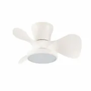Ventilador de Teto CristalRecord MOLL RETRAC Transparente 20 W Ar condicionado e ventiladores - nacloset