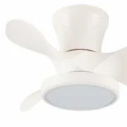 Ventilador de Teto CristalRecord MOLL RETRAC Transparente 20 W Ar condicionado e ventiladores - nacloset 2