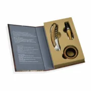 Conjunto de Acessórios para Vinho Andrea House cc66178 Madeira Aço inoxidável 3 Peças Cozinha | Gourmet - nacloset 2