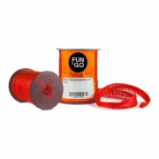 Redes tubulares para embalagem Fun&Go Universal-100 Vermelho 25 m Caixas de cozinha e caixas de pão - nacloset